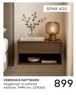 Skeidar VERONIKA NATTBORD tilbud