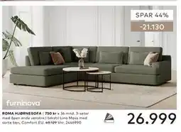 Skeidar ROMA HJØRNESOFA tilbud