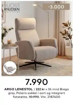 Skeidar ARGO LENESTOL tilbud