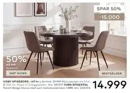 Skeidar VISBY SPISEBORD tilbud