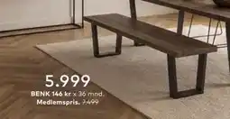 Skeidar BENK tilbud