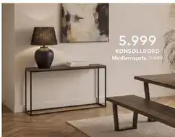 Skeidar CALIA KONSOLLBORD tilbud