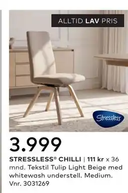 Skeidar STRESSLESS CHILLI tilbud