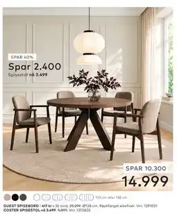 Skeidar GUEST SPISEBORD tilbud