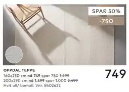 Skeidar OPPDAL TEPPE tilbud