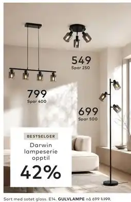 Skeidar GULVLAMPE tilbud