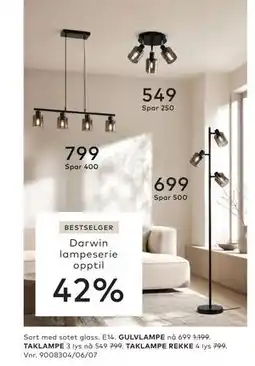 Skeidar TAKLAMPE 3 lys tilbud