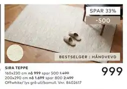 Skeidar SIRA TEPPE tilbud