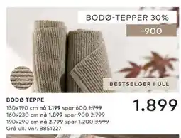 Skeidar BODØ TEPPE tilbud