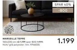 Skeidar MARSEILLE TEPPE tilbud