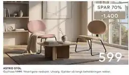 Skeidar ASTRID STOL tilbud