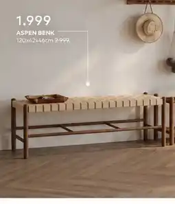 Skeidar ASPEN BENK tilbud