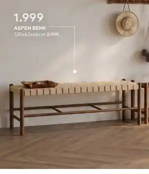 Skeidar ASPEN BENK tilbud