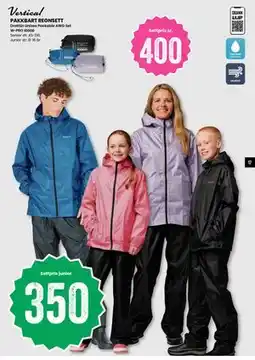 Sport Outlet PAKKBART REGNSETT tilbud