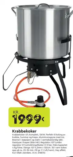 Mekk Krabbekoker tilbud