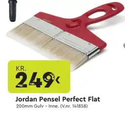 Mekk Jordan Pensel Perfect Flat tilbud