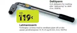 Mekk Dekkpenn tilbud