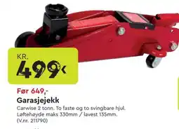 Mekk Garasjejekk tilbud