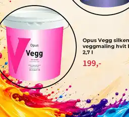 Montér Opus Vegg silken veggmaling tilbud