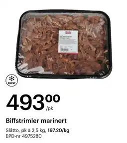 Storcash Biffstrimler marinert tilbud