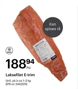 Storcash Laksefilet E-trim tilbud