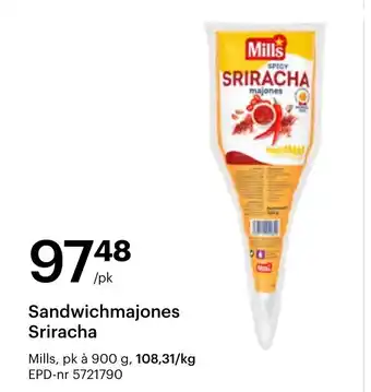 Mills Sandwichmajones Sriracha