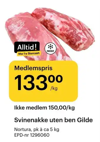 Svinenakke uten ben Gilde