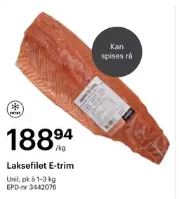 Storcash Laksefilet E-trim tilbud