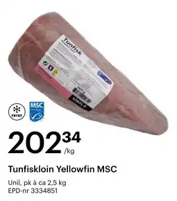 Storcash Tunfiskløin Yellowfin MSC tilbud