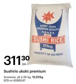 Storcash Scanesia Sushiris ukokt premium tilbud