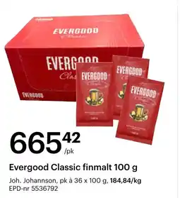 Storcash Evergood Classic finmalt tilbud