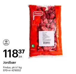 Storcash Findus Jordbær tilbud