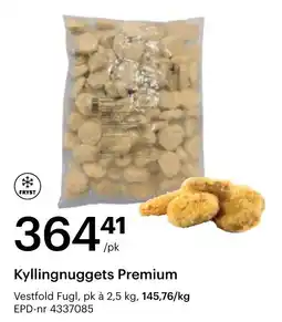 Storcash Vestfold Fugl Kyllingnuggets Premium tilbud