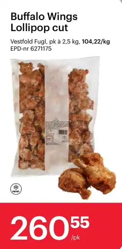 Storcash Buffalo Wings Lollipop cut tilbud