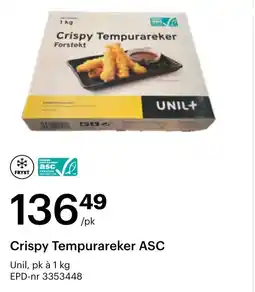 Storcash Unil Crispy Tempurareker ASC tilbud