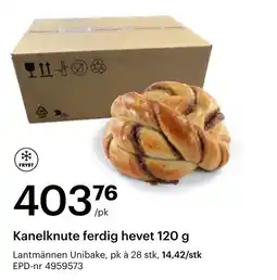 Storcash Kanelknute ferdig hevet tilbud