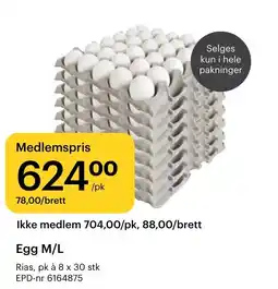 Storcash Egg M/L tilbud