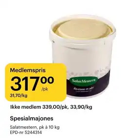 Storcash Salatmestern Spesialmajones tilbud