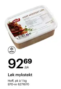 Storcash Hoff løk mykstekt tilbud