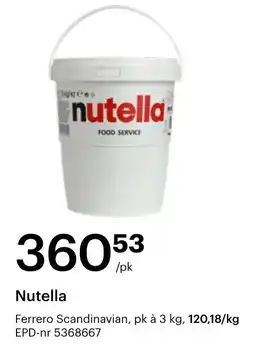 Storcash Nutella tilbud