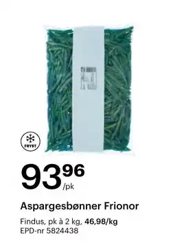 Storcash Aspargesbønner Frionor tilbud