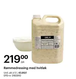 Storcash Unil rømmedressing med hvitløk tilbud