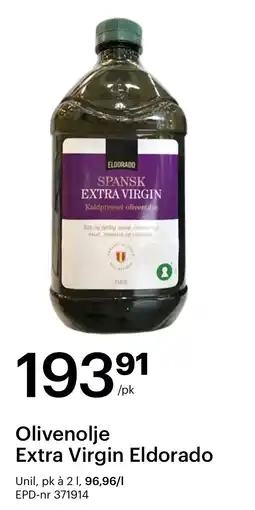 Storcash Olivenolje Extra Virgin Eldorado tilbud