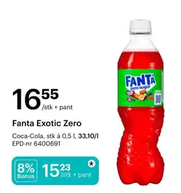 Storcash Fanta Exotic Zero tilbud