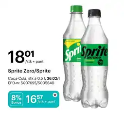 Storcash Sprite Zero/Sprite tilbud