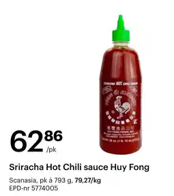 Storcash Huy Fong Sriracha Hot Chili sauce tilbud