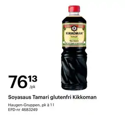Storcash Soyasaus Tamari glutenfri Kikkoman tilbud