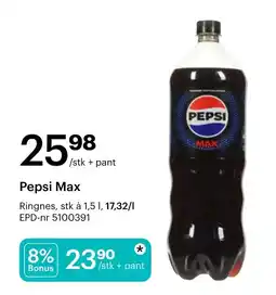 Storcash Pepsi Max tilbud