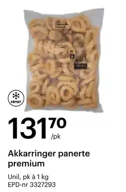 Storcash Akkarringer panerte premium tilbud