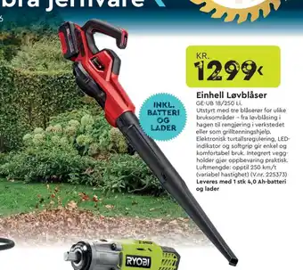 Einhell Løvblåser